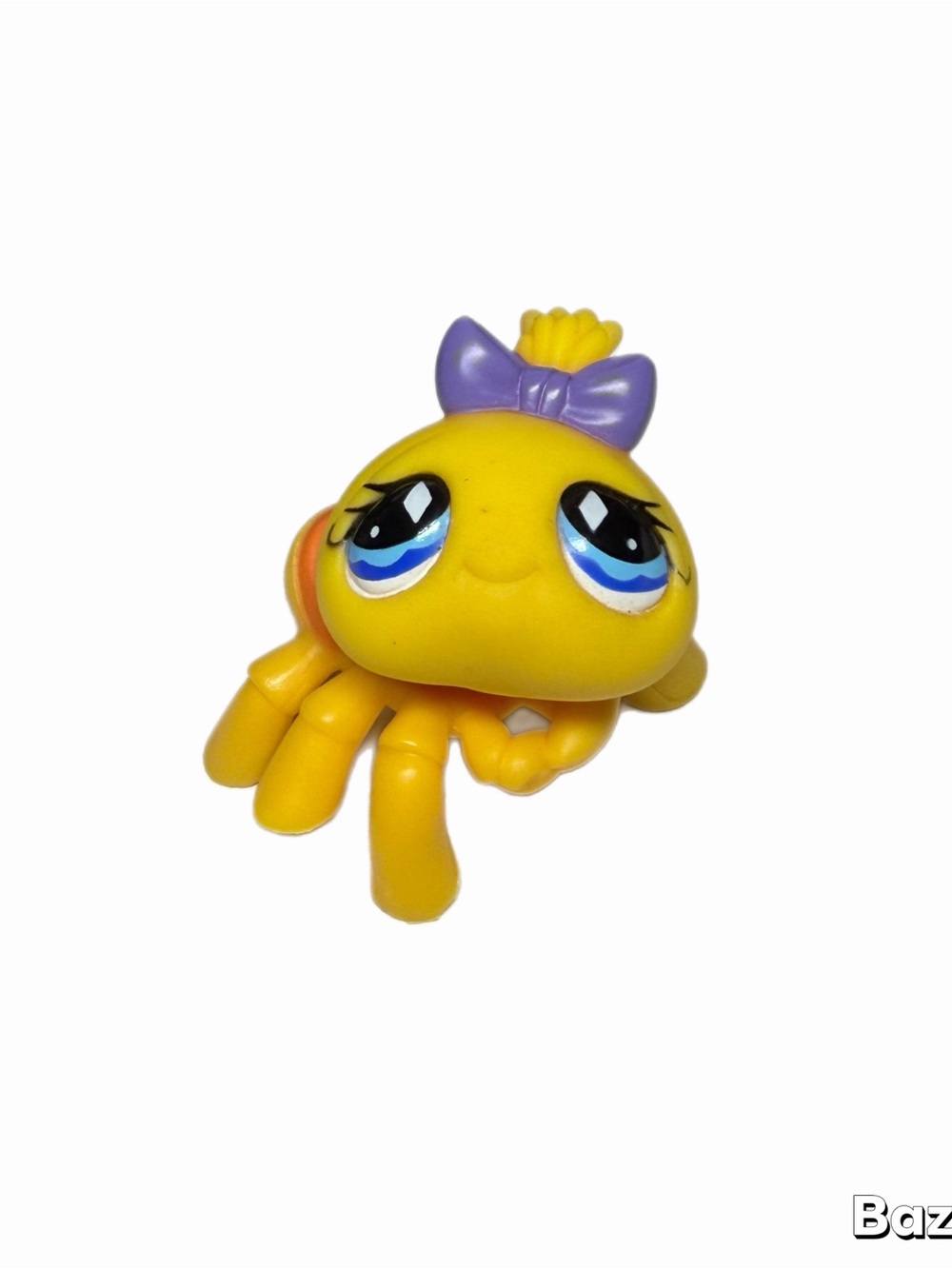 littlest pet shop yellow spider #593